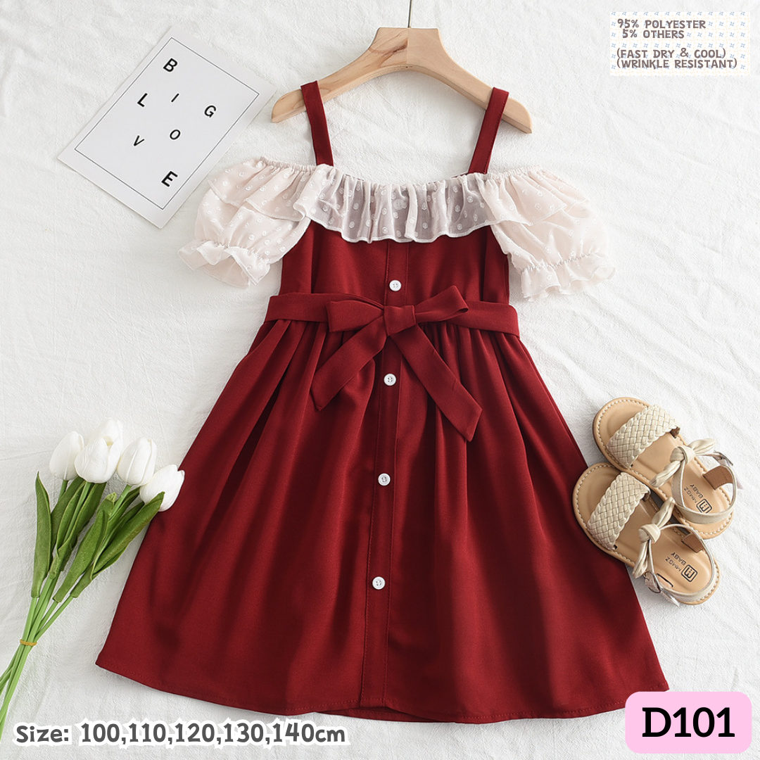 [1-8y] Casual 1-Piece Dress [2] [x56 pattern👕]