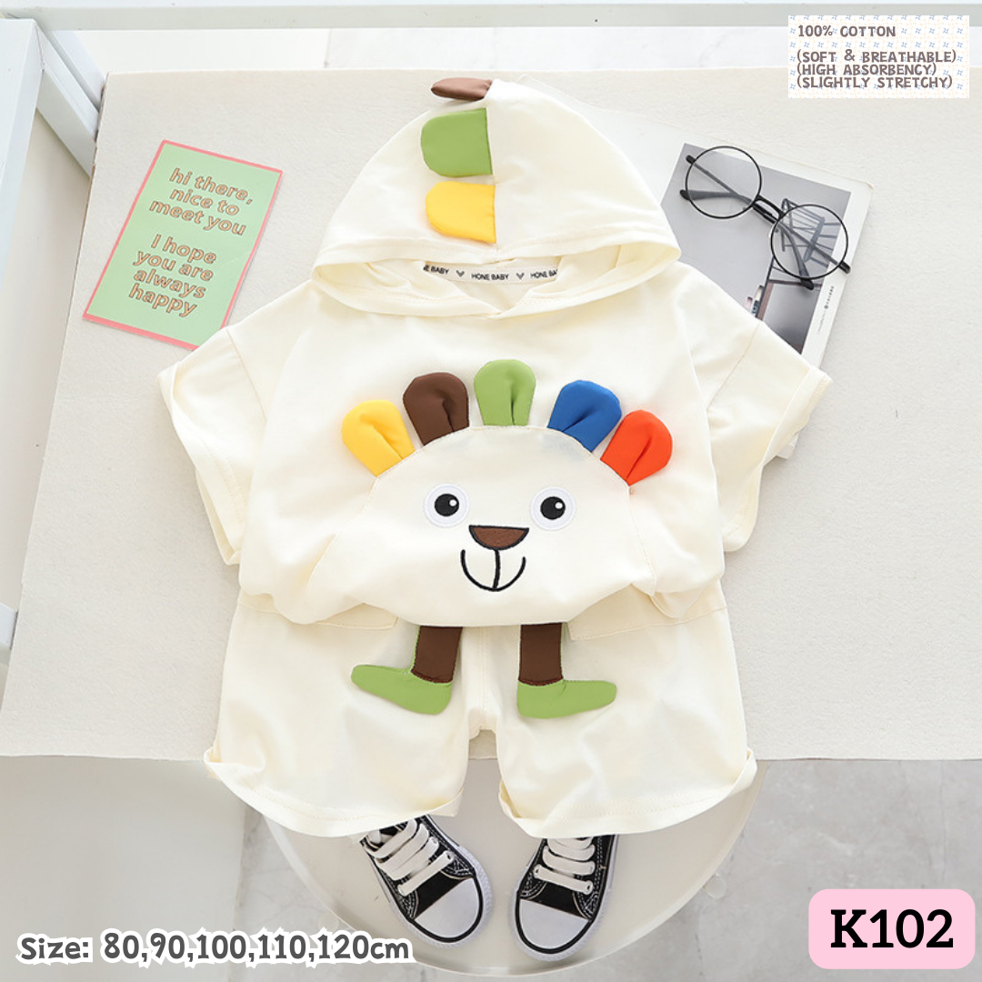 [1-6y] Casual Outings set  [2] [x49 pattern👕]