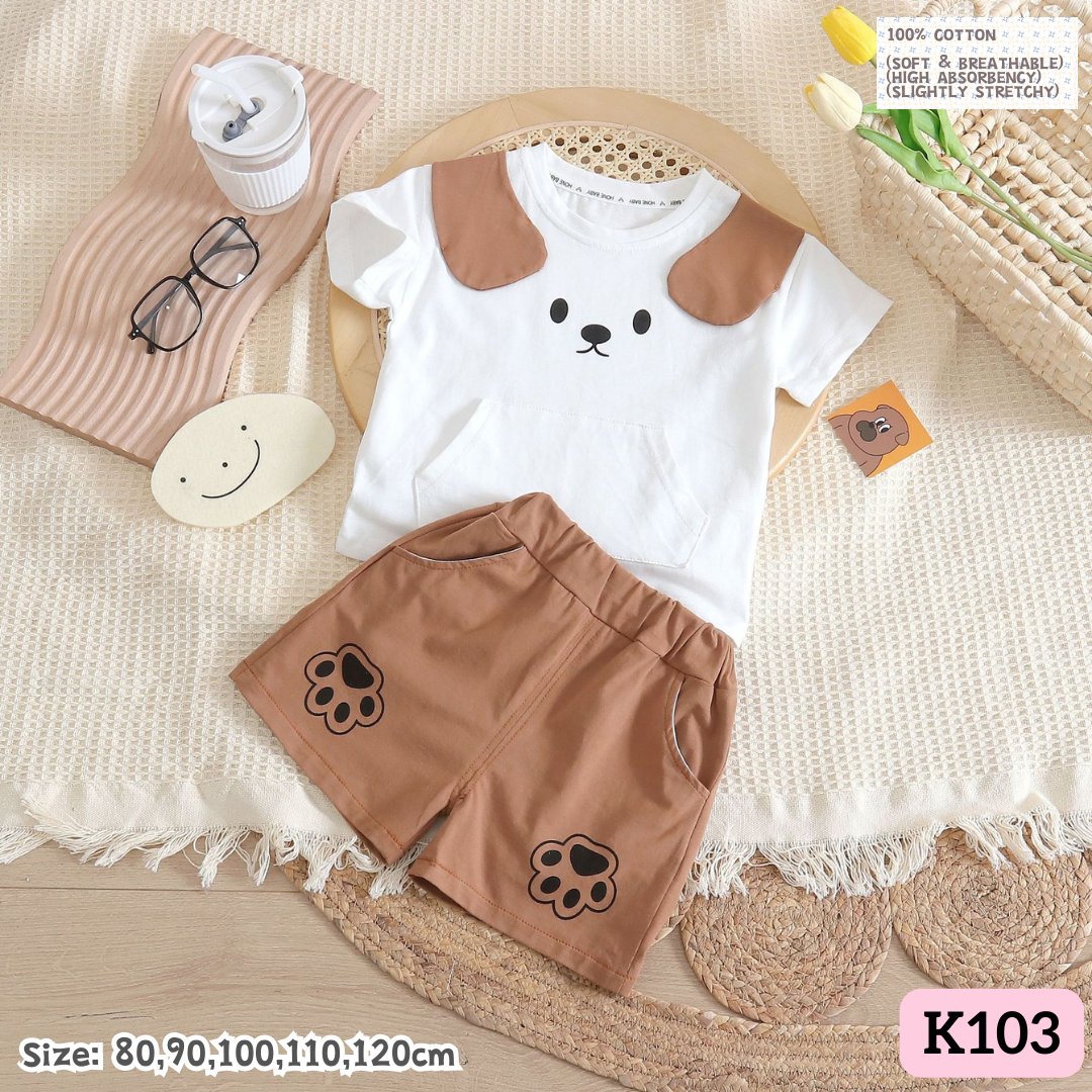 [1-6y] Casual Outings set  [2] [x49 pattern👕]