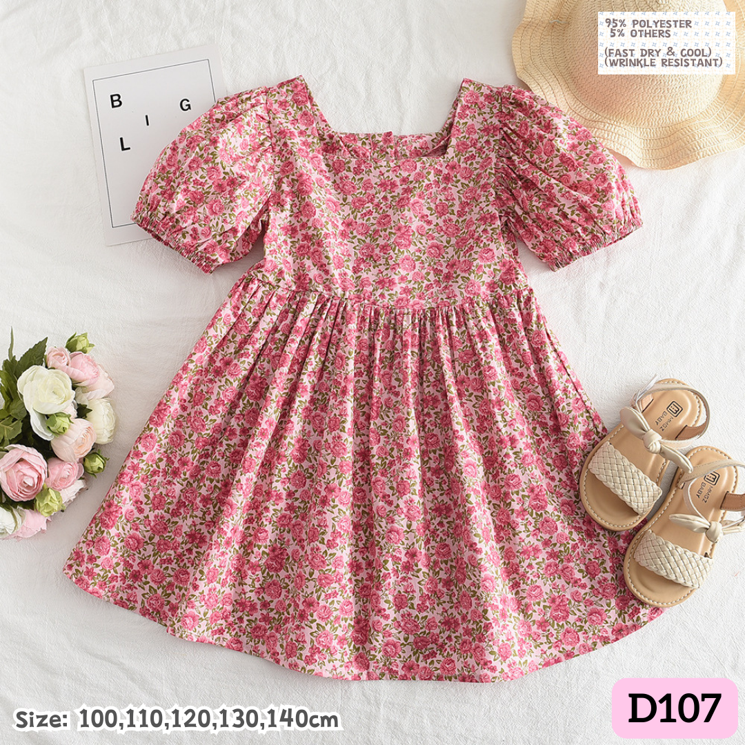 [1-8y] Casual 1-Piece Dress [2] [x56 pattern👕]