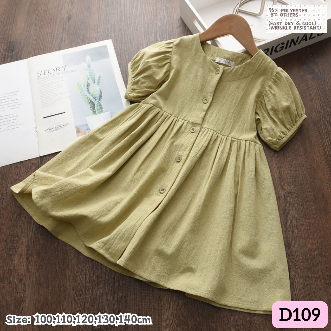 [1-8y] Casual 1-Piece Dress [2] [x56 pattern👕]