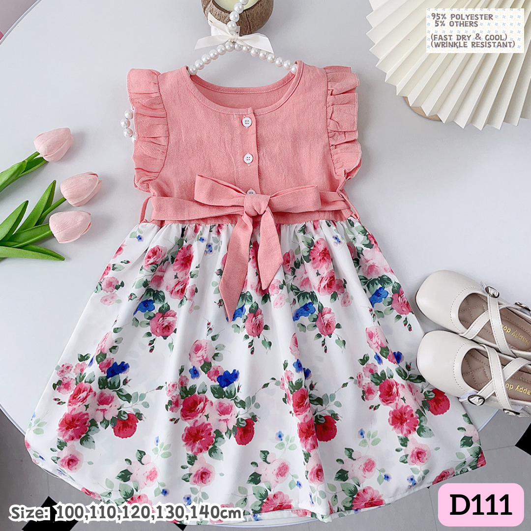 [1-8y] Casual 1-Piece Dress [2] [x56 pattern👕]