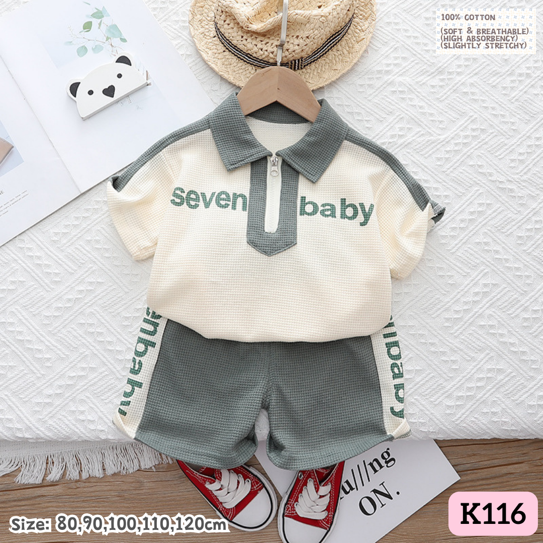 [1-6y] Casual Outings set  [2] [x49 pattern👕]