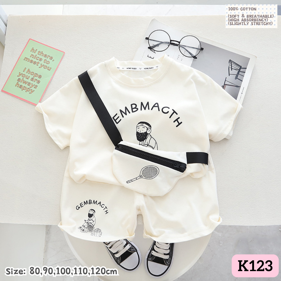 [1-6y] Casual Outings set  [2] [x49 pattern👕]