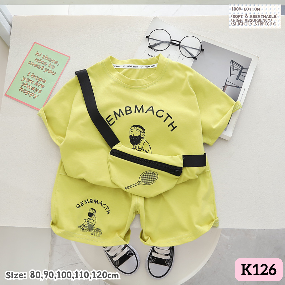 [1-6y] Casual Outings set  [2] [x49 pattern👕]