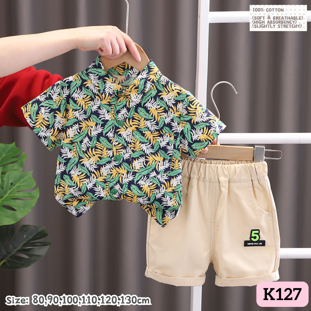 [1-6y] Casual Outings set  [2] [x49 pattern👕]