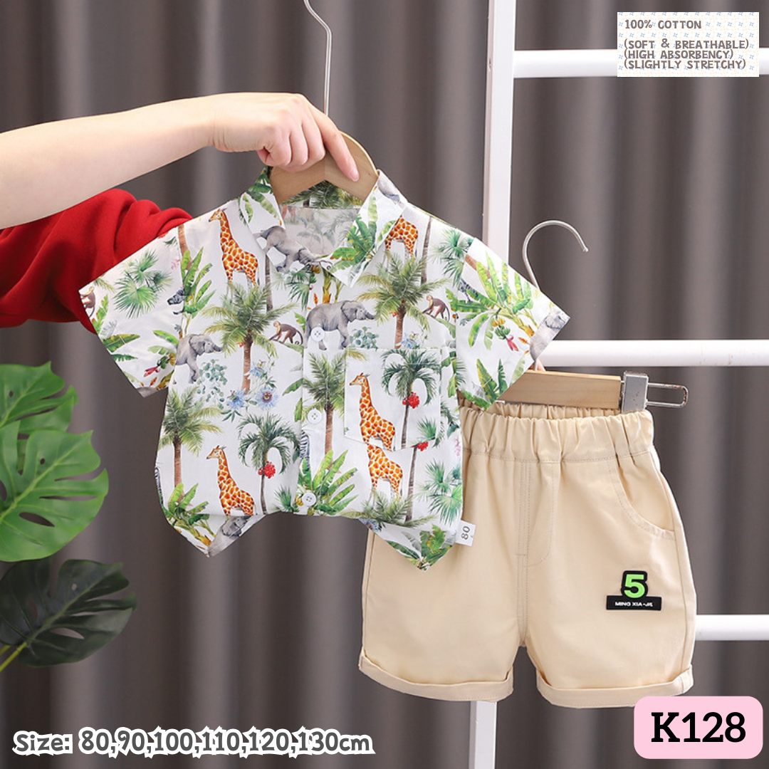 [1-6y] Casual Outings set  [2] [x49 pattern👕]