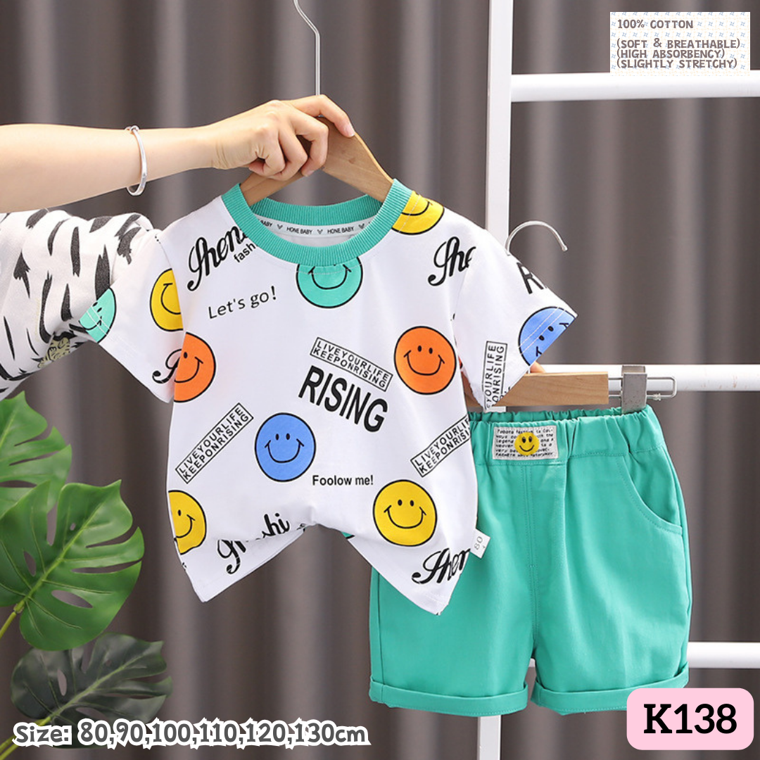 [1-6y] Casual Outings set  [2] [x49 pattern👕]