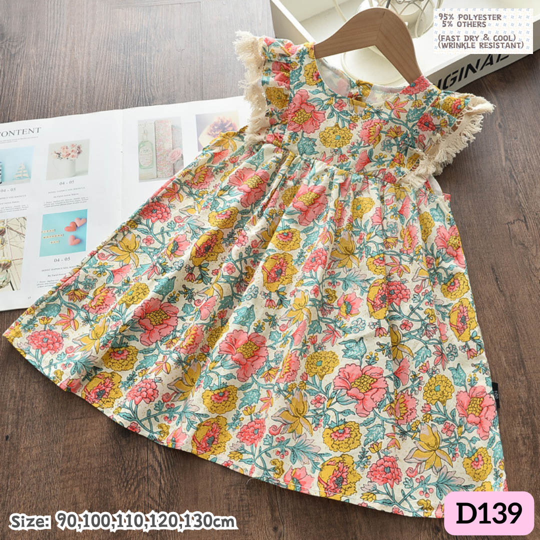 [1-8y] Casual 1-Piece Dress [2] [x56 pattern👕]