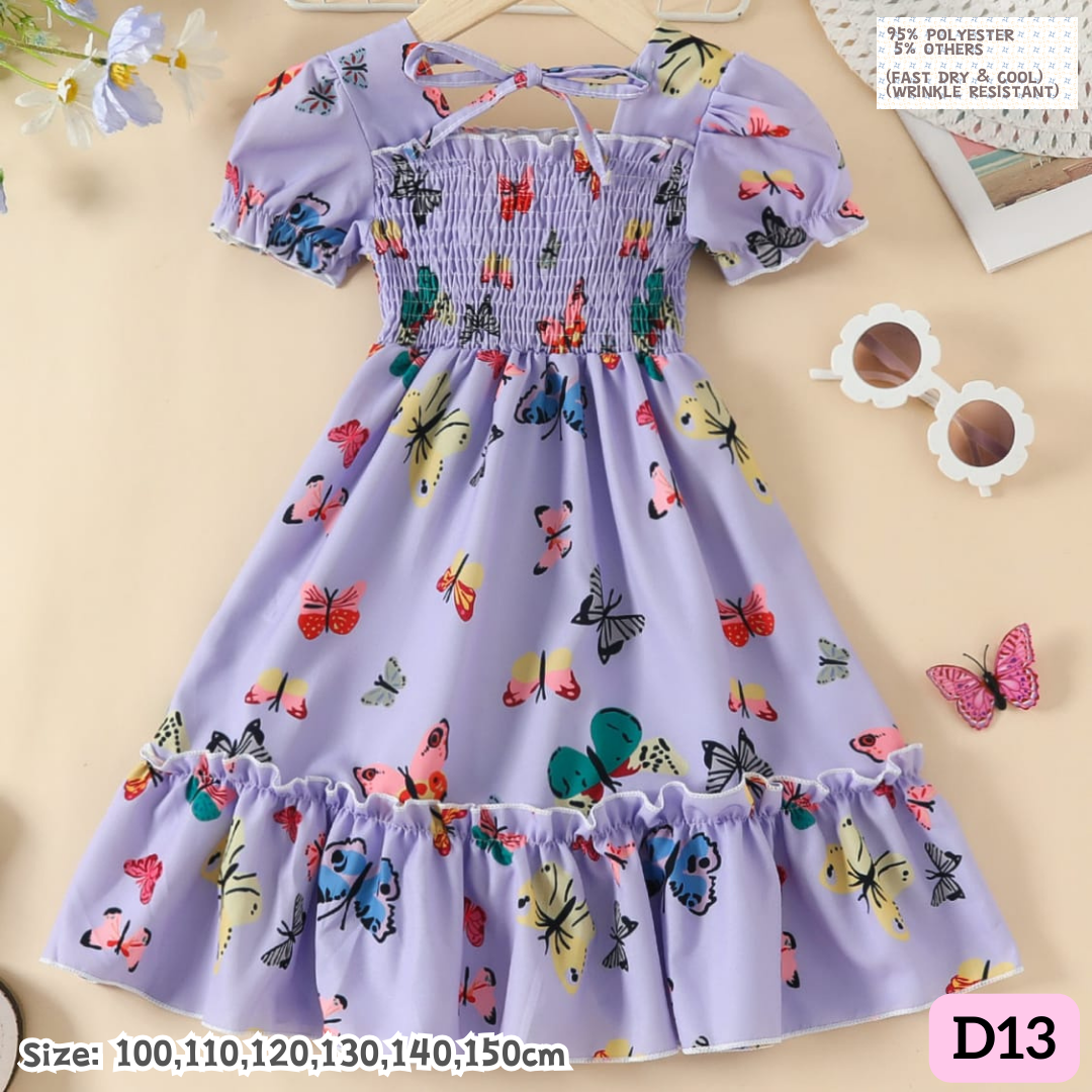 [1-8y] Casual 1-Piece Dress [1] [x100 pattern👕]