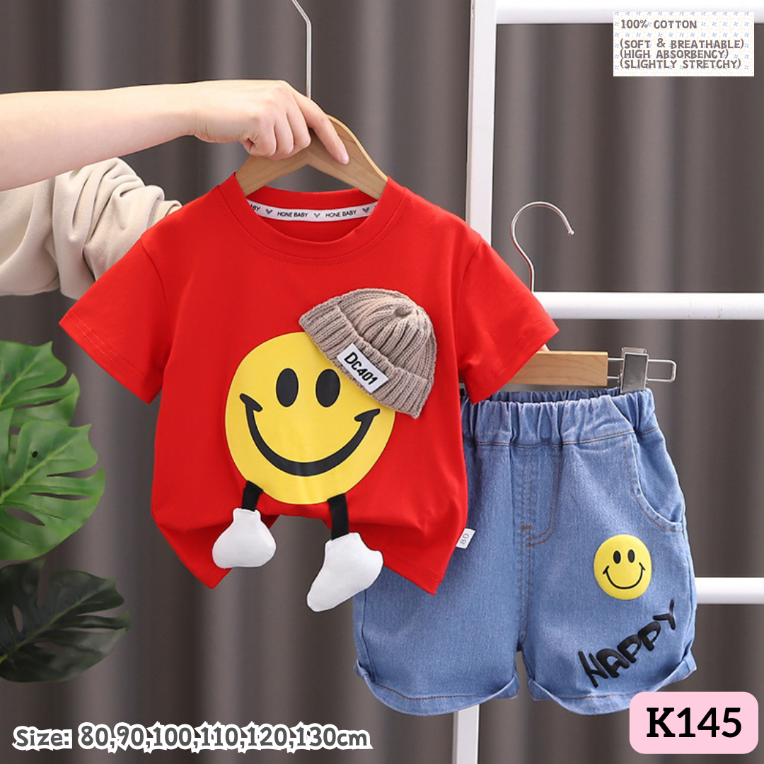 [1-6y] Casual Outings set  [2] [x49 pattern👕]