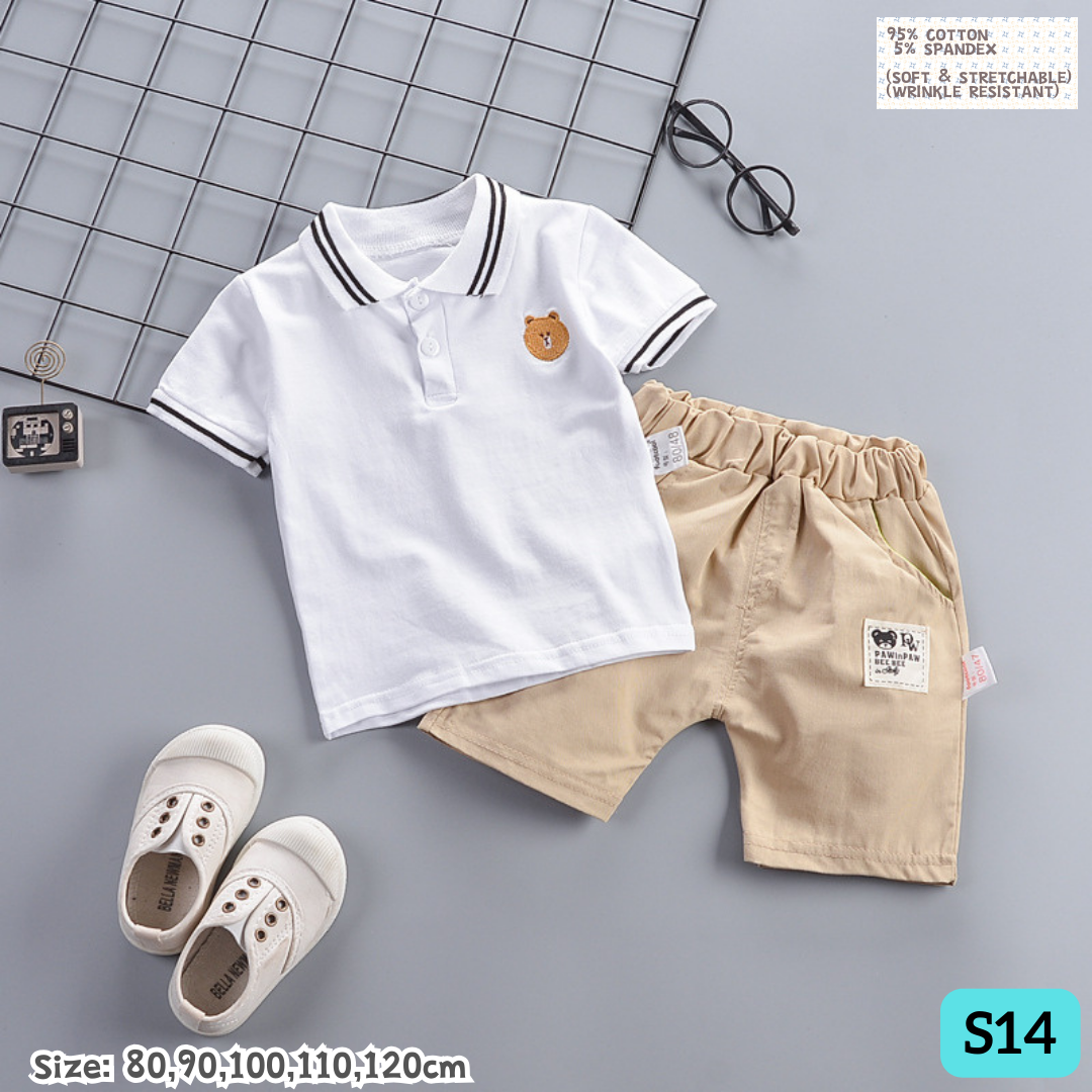 [1-6y] Casual Outdoor Wear set [x76 pattern👕]