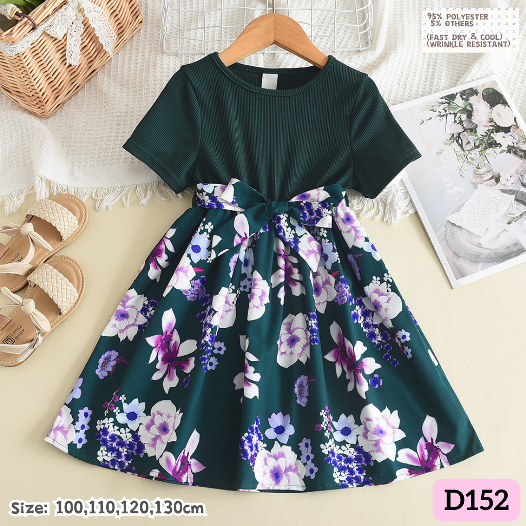 [1-8y] Casual 1-Piece Dress [2] [x56 pattern👕]