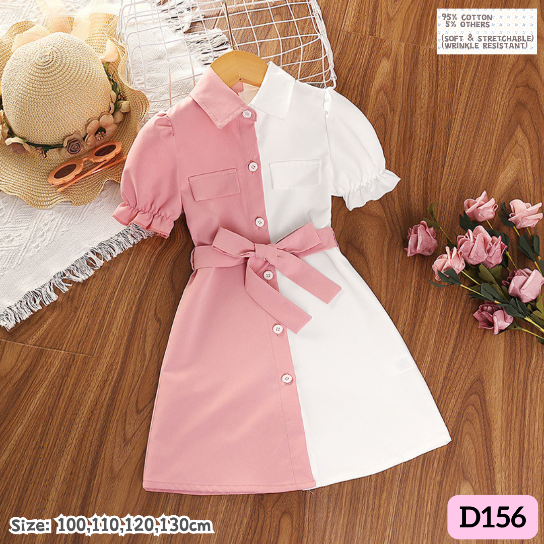 [1-8y] Casual 1-Piece Dress [2] [x56 pattern👕]