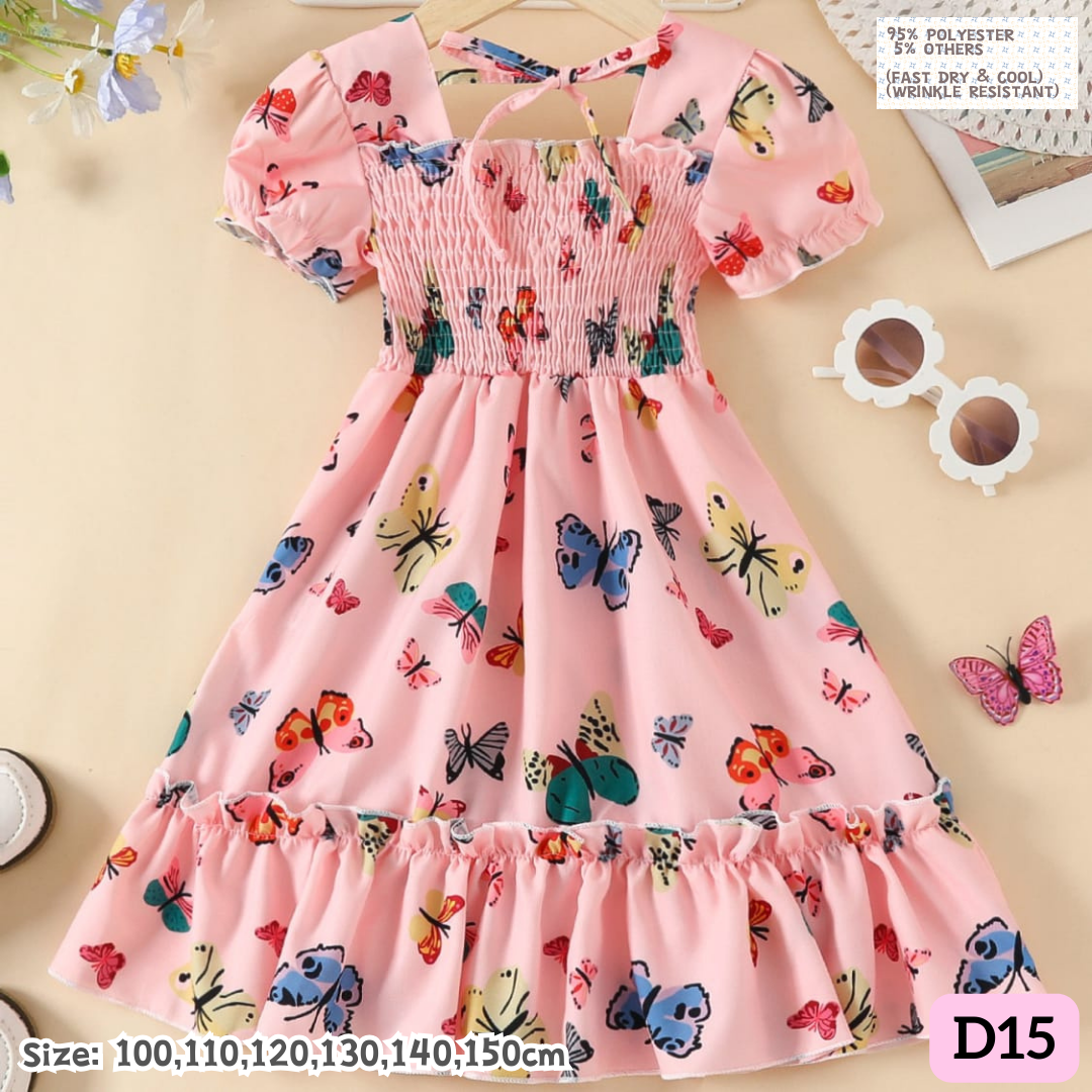 [1-8y] Casual 1-Piece Dress [1] [x100 pattern👕]