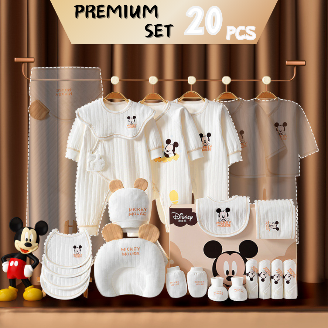 [Pre-order] 🎩Classic Mickey_Disney_Baby Cotton Clothes Giftset