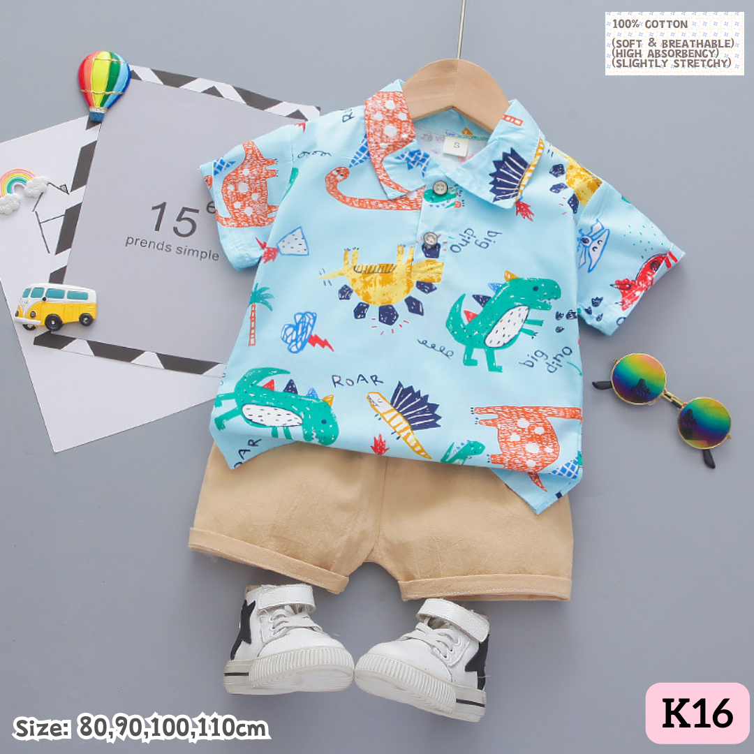 [1-6y] Casual Outings set  [1] [x100 pattern👕]