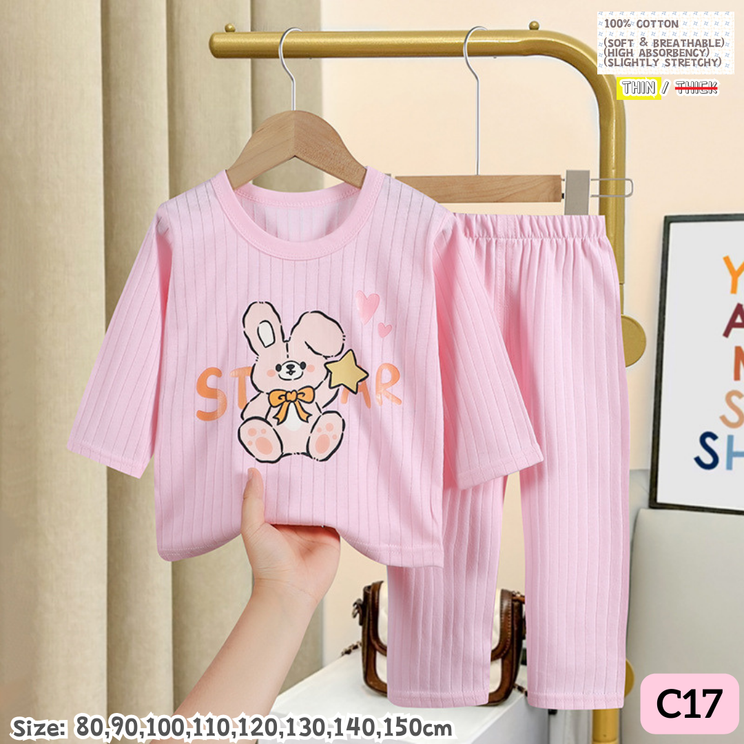 [1-10y] 100% Cotton Pajamas [x51 pattern👕]