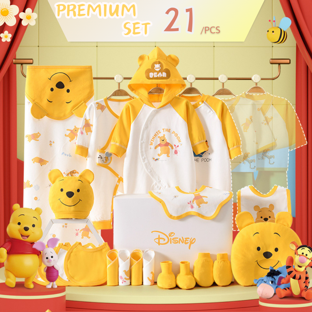 [Pre-order] 🍯Winnie Tigger_Disney_Baby Cotton Clothes Giftset