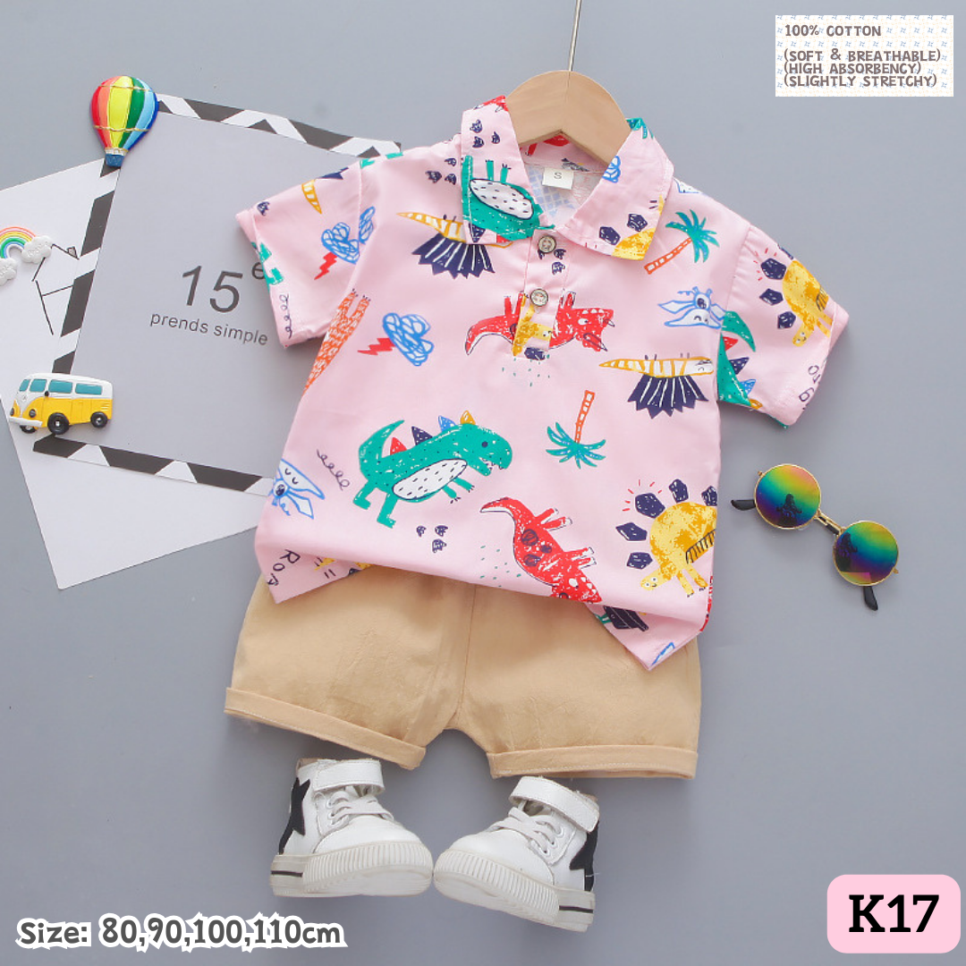 [1-6y] Casual Outings set  [1] [x100 pattern👕]