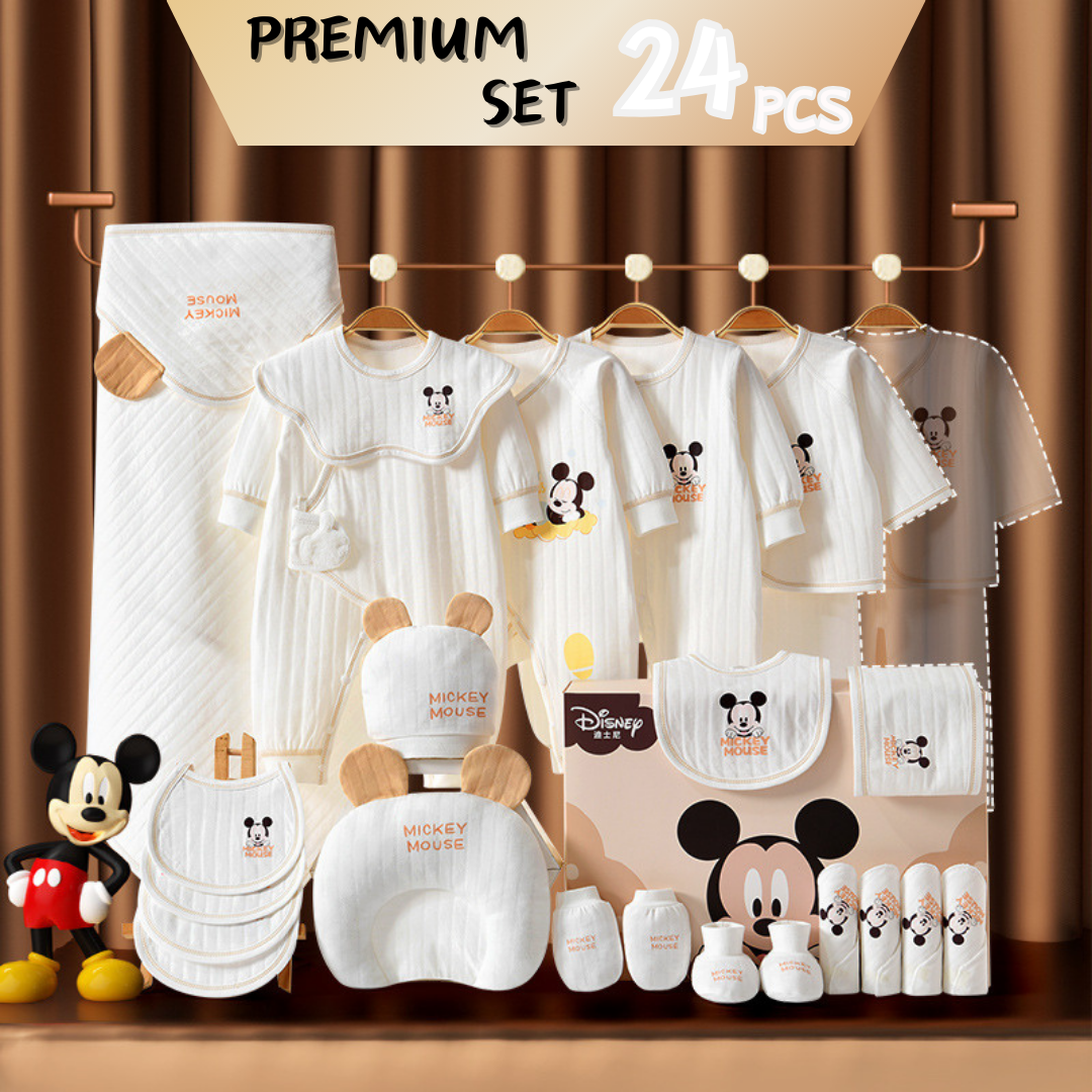 [Pre-order] 🎩Classic Mickey_Disney_Baby Cotton Clothes Giftset