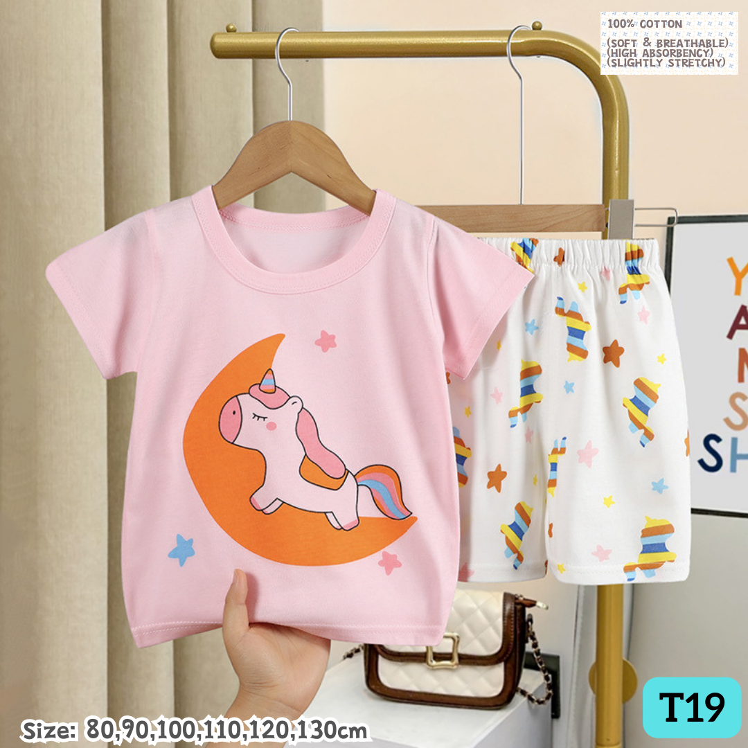 [1-6y] 100% Cotton Daily set [x68 pattern👕]