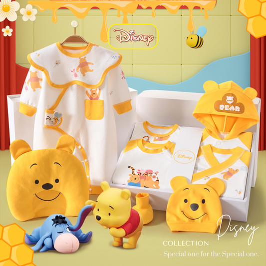 [Pre-order] 🍯Winnie Tigger_Disney_Baby Cotton Clothes Giftset