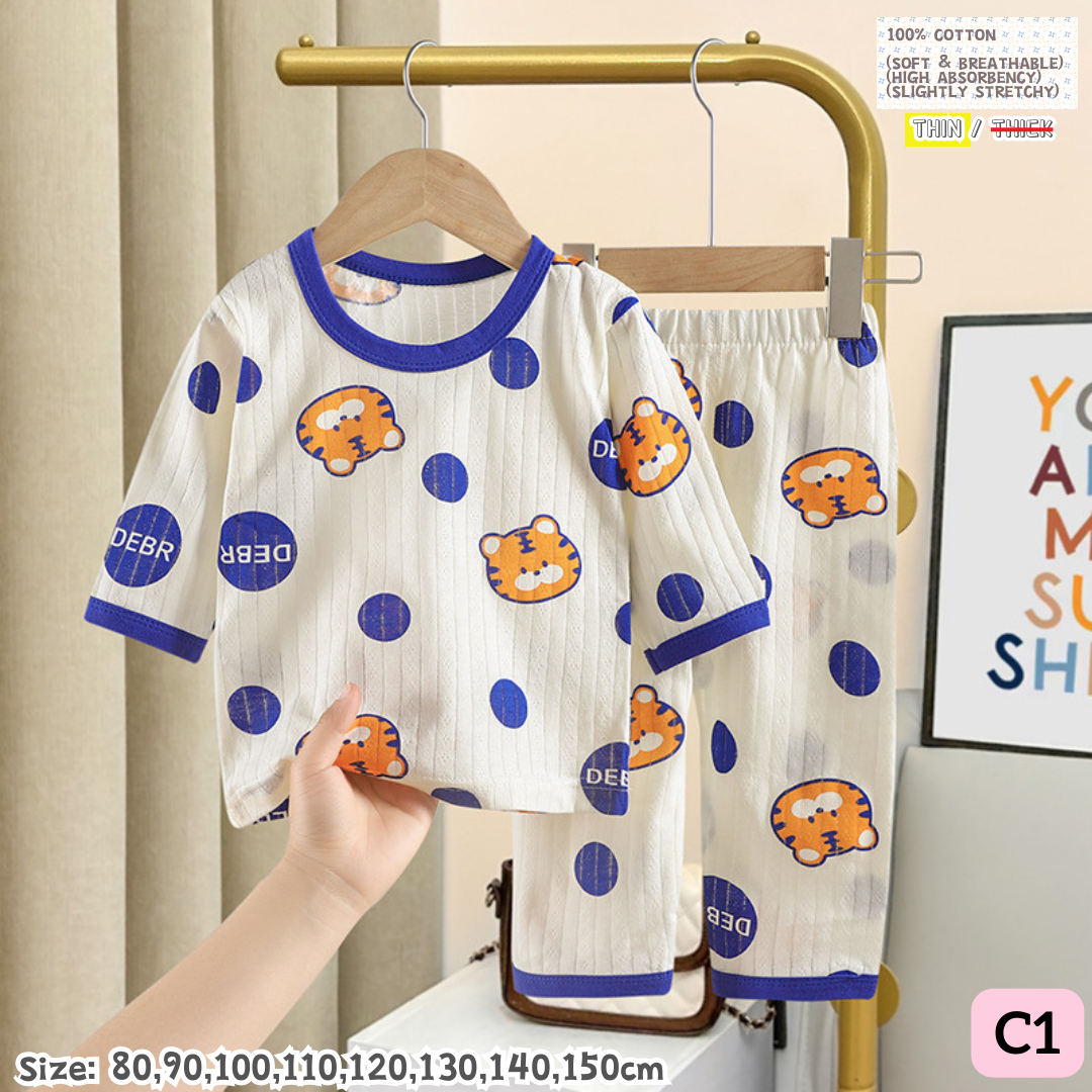 [1-10y] 100% Cotton Pajamas [x51 pattern👕]