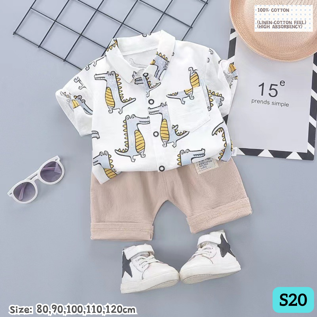 [1-6y] Casual Outdoor Wear set [x76 pattern👕]