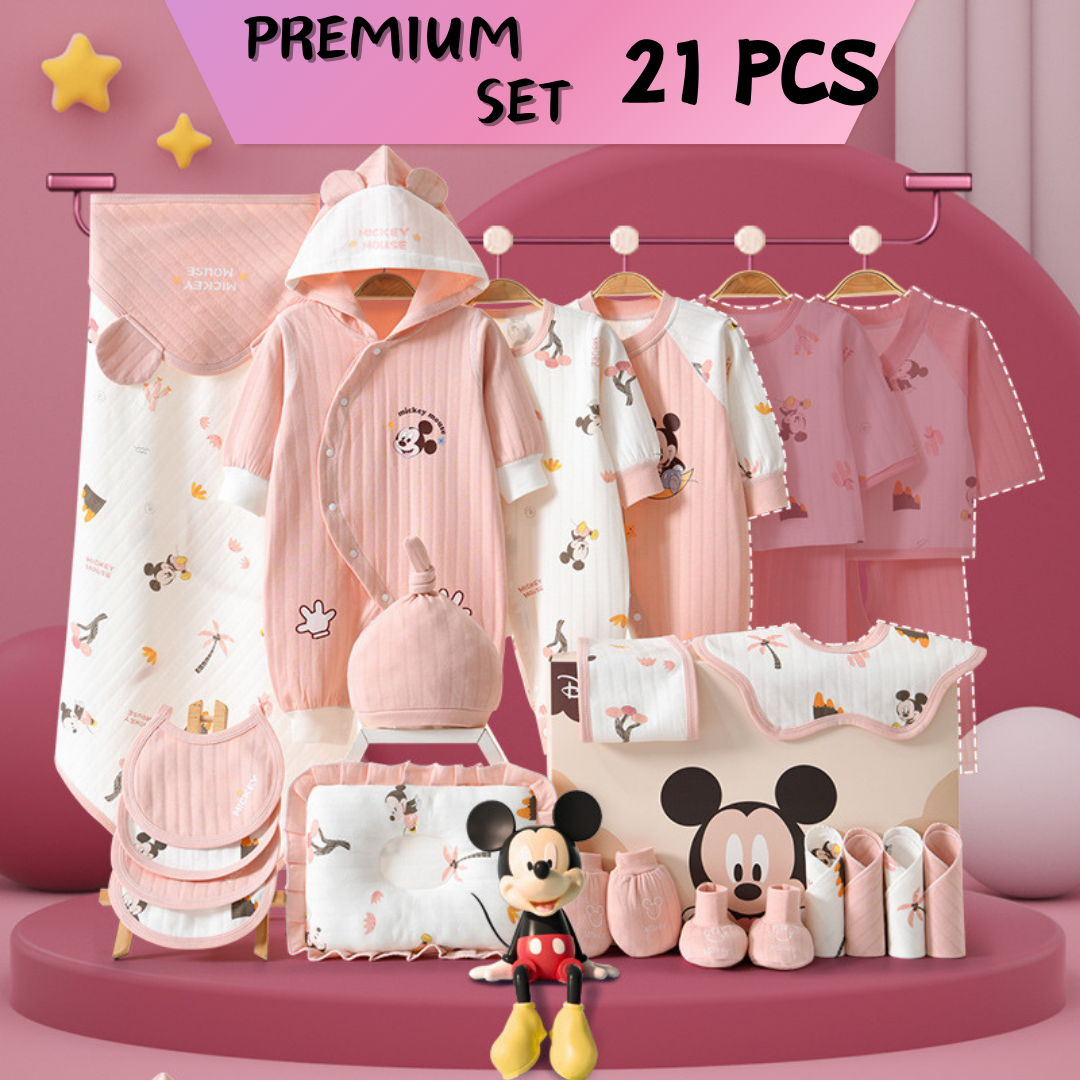 [Pre-order] 🌙Mickey's Joy_Disney_Baby Cotton Clothes Giftset