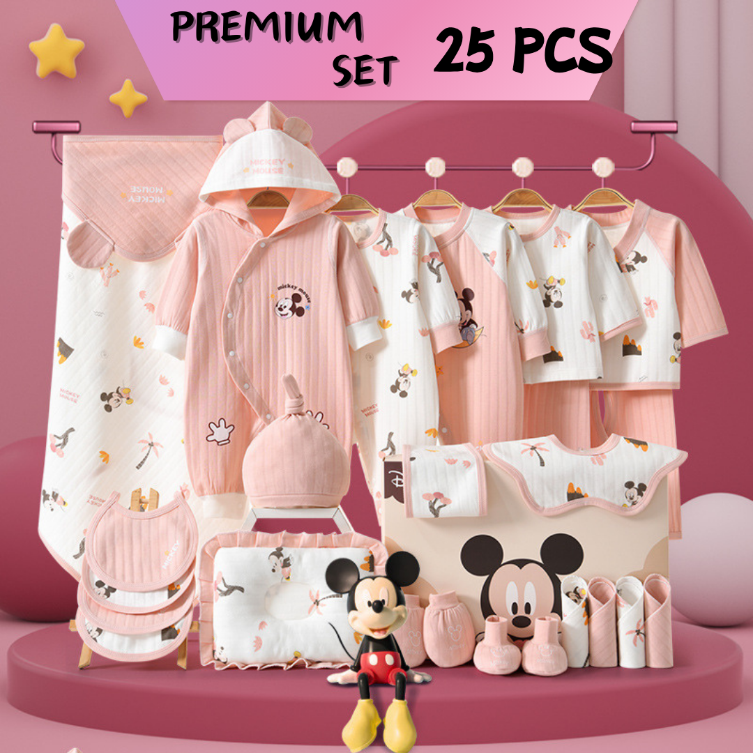 [Pre-order] 🌙Mickey's Joy_Disney_Baby Cotton Clothes Giftset