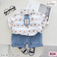 [1-6y] Casual Outings set  [1] [x100 pattern👕]