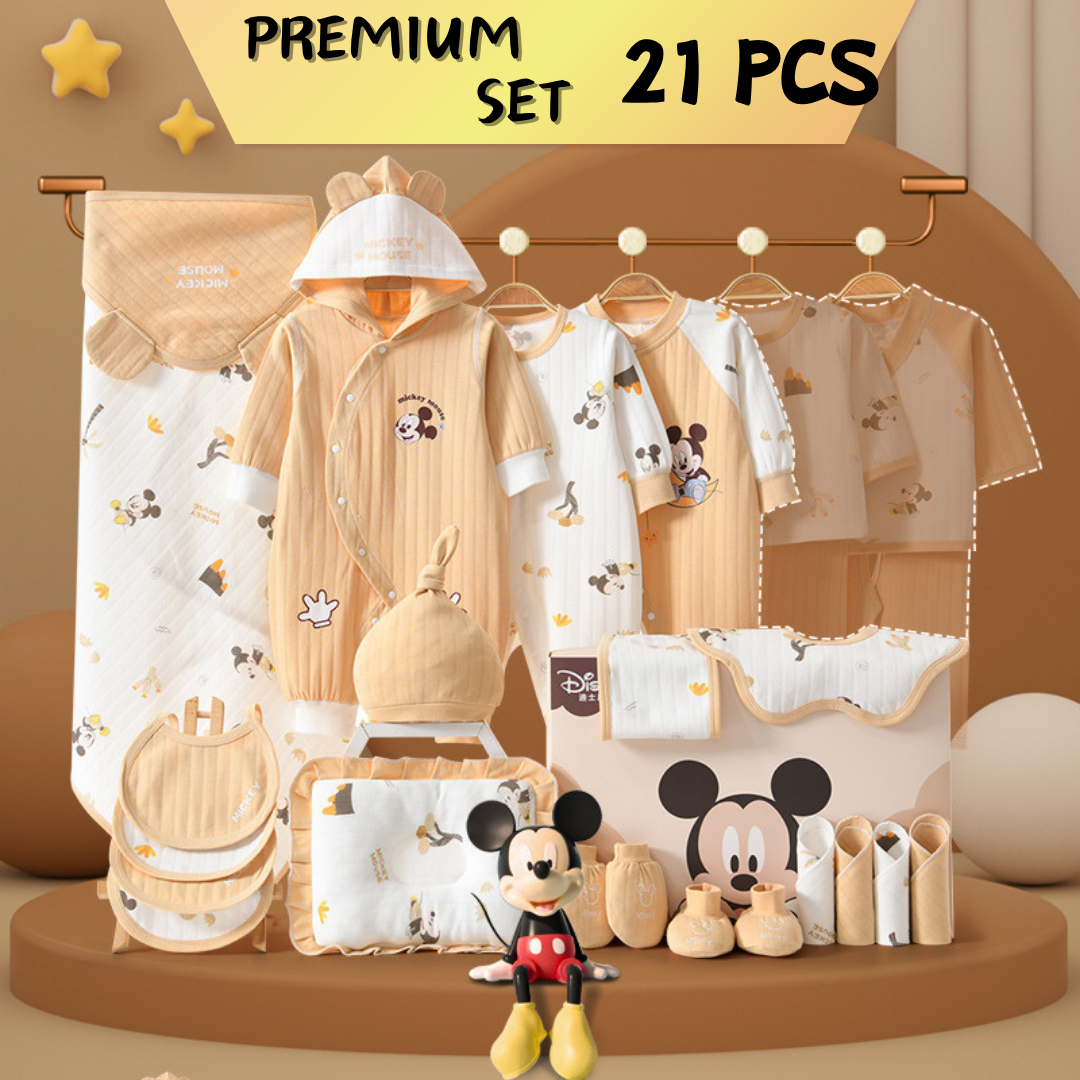 [Pre-order] 🌙Mickey's Joy_Disney_Baby Cotton Clothes Giftset