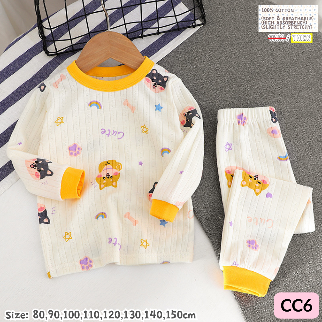 [1-10y] 100% Cotton Pajamas [x51 pattern👕]