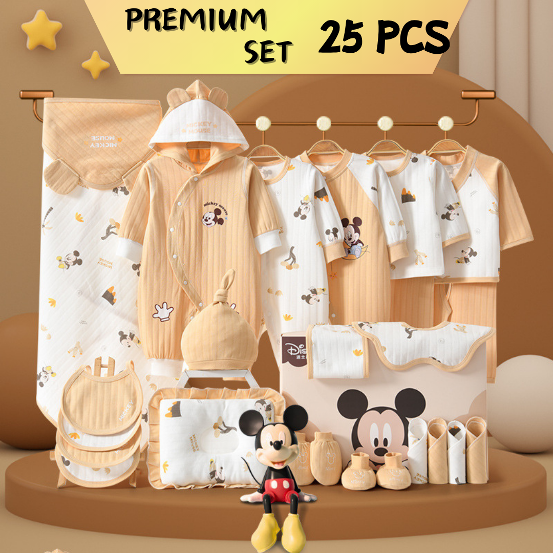 [Pre-order] 🌙Mickey's Joy_Disney_Baby Cotton Clothes Giftset