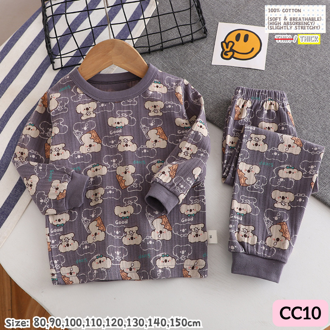 [1-10y] 100% Cotton Pajamas [x51 pattern👕]