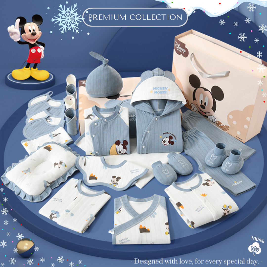 [Pre-order] 🌙Mickey's Joy_Disney_Baby Cotton Clothes Giftset