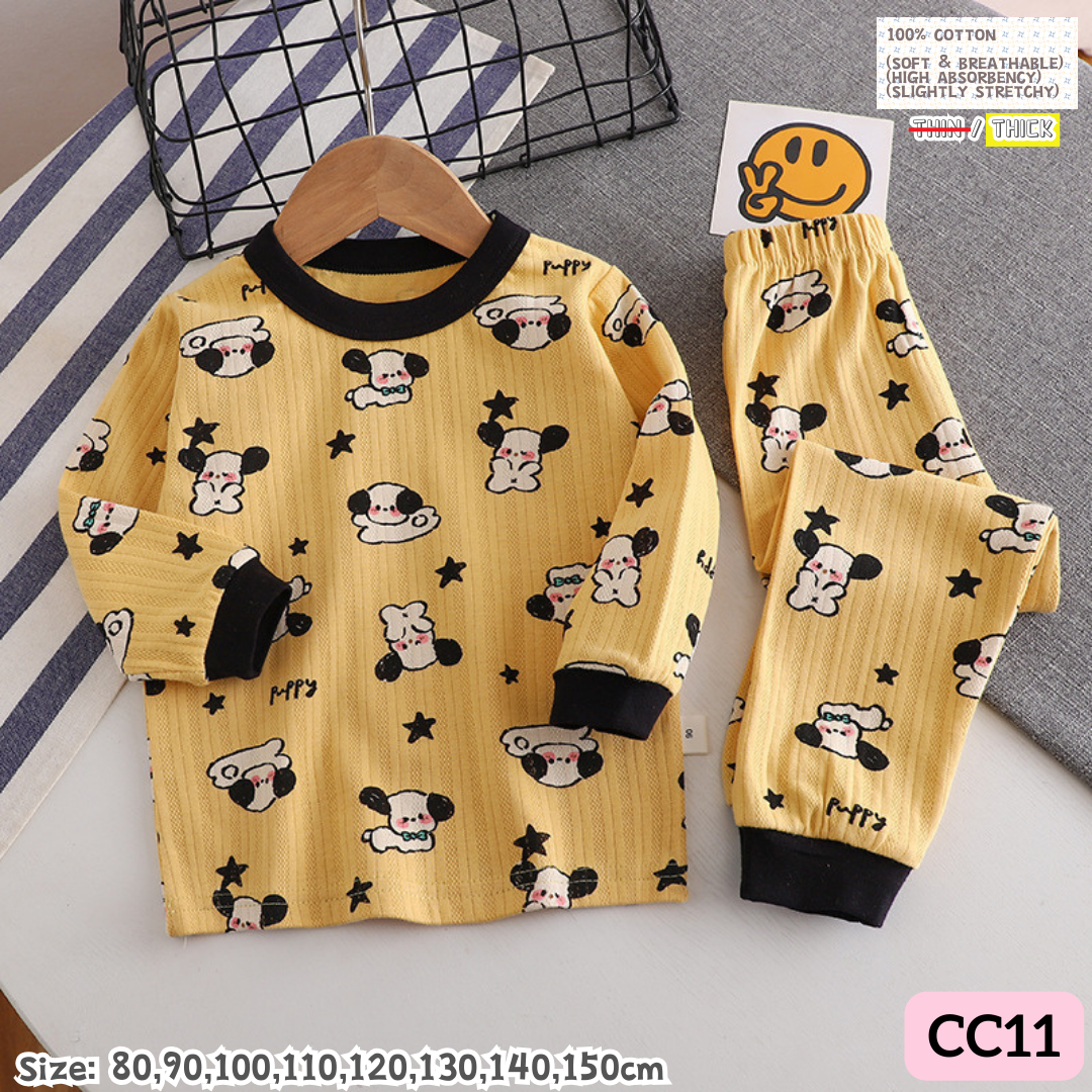 [1-10y] 100% Cotton Pajamas [x51 pattern👕]