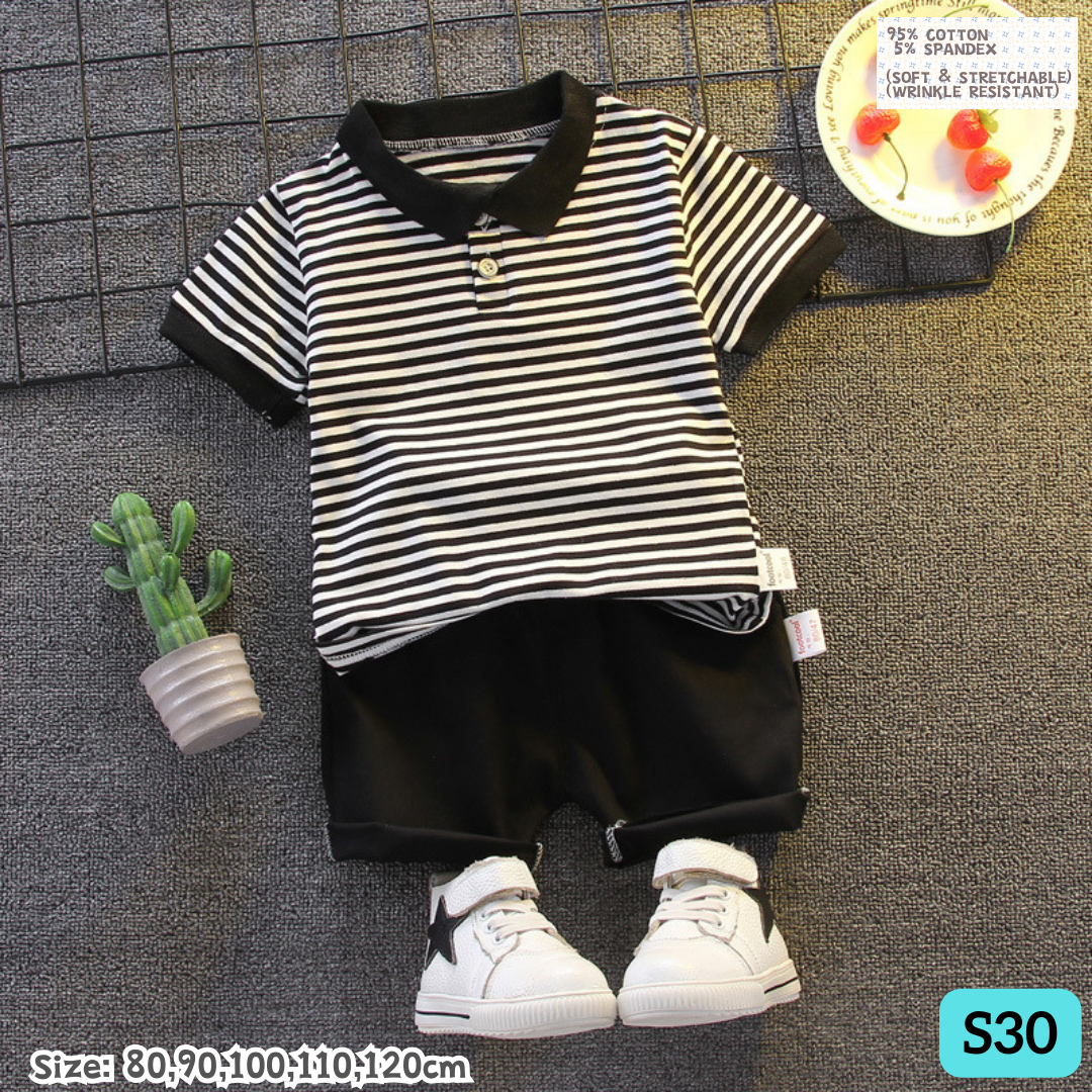 [1-6y] Casual Outdoor Wear set [x76 pattern👕]