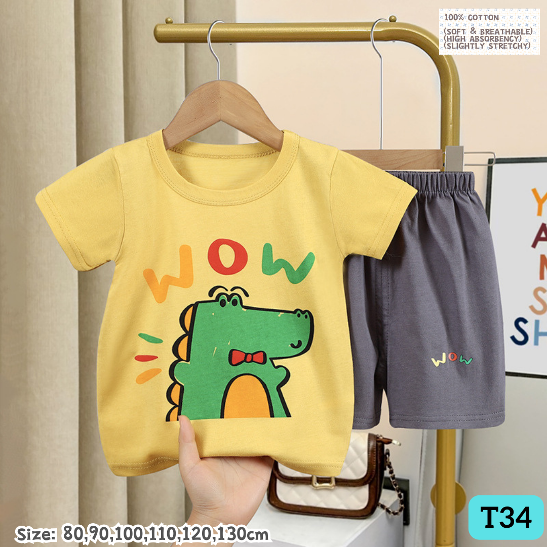 [1-6y] 100% Cotton Daily set [x68 pattern👕]