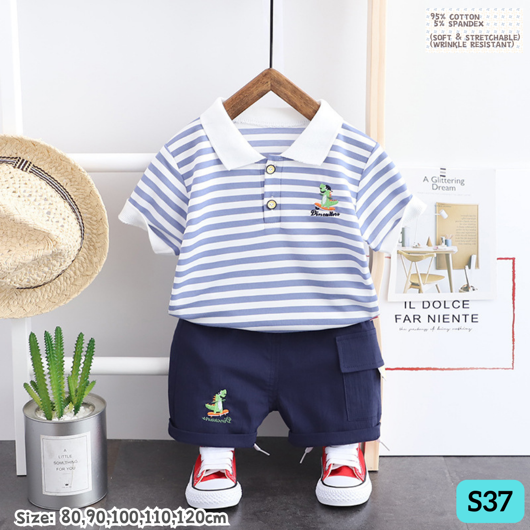 [1-6y] Casual Outdoor Wear set [x76 pattern👕]