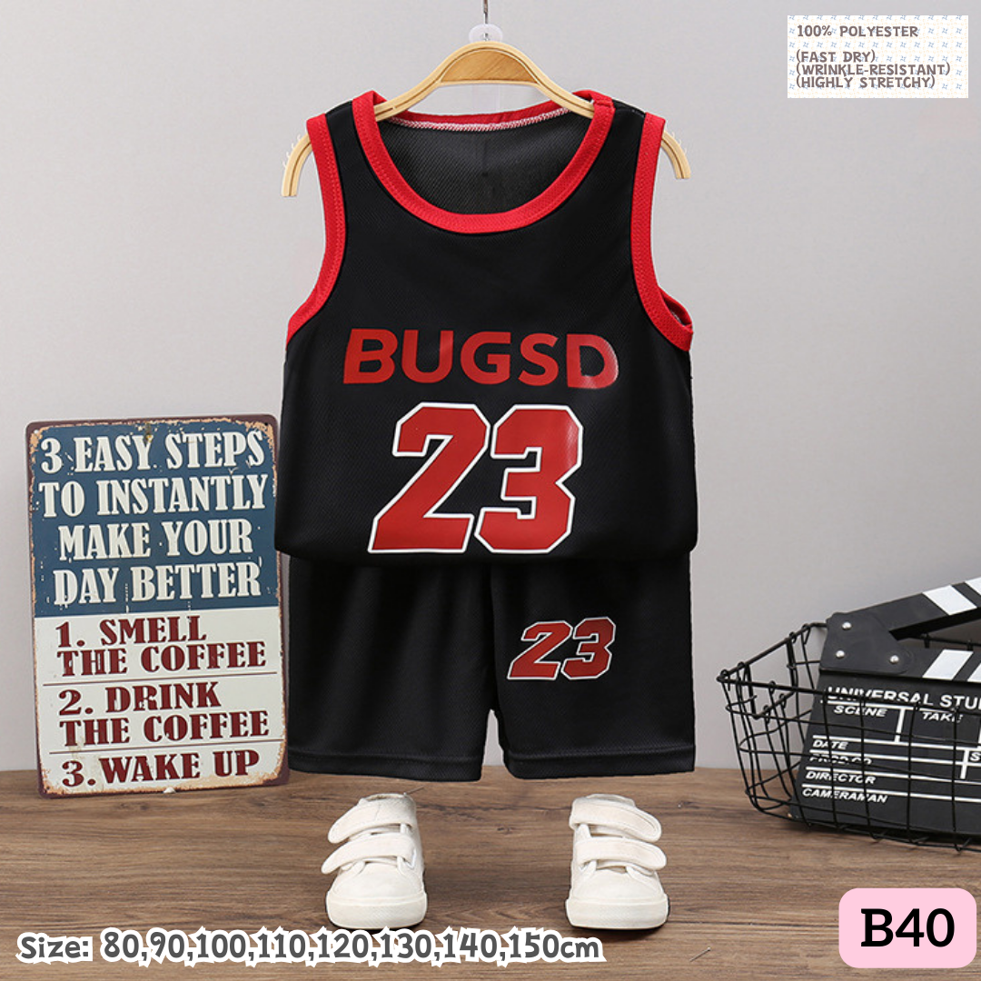 [1-6y] Casual Singlet set [x100 pattern👕]