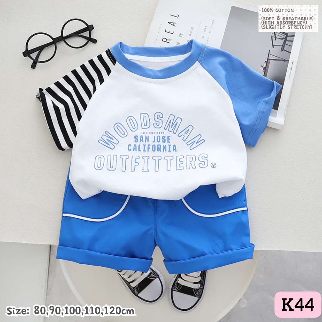 [1-6y] Casual Outings set  [1] [x100 pattern👕]