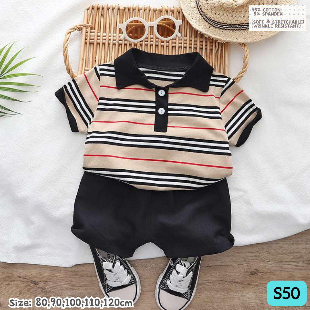 [1-6y] Casual Outdoor Wear set [x76 pattern👕]