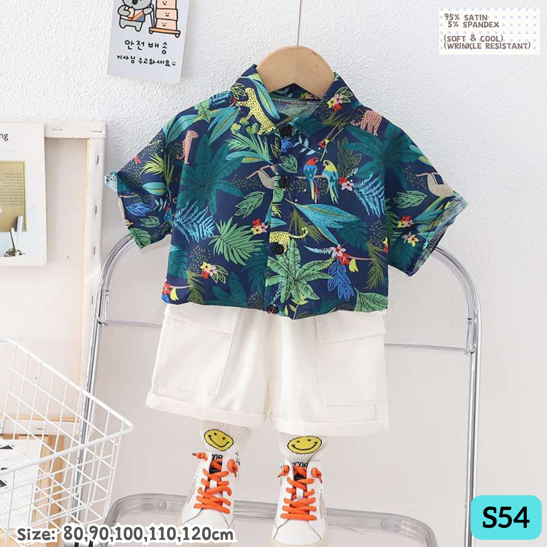 [1-6y] Casual Outdoor Wear set [x76 pattern👕]