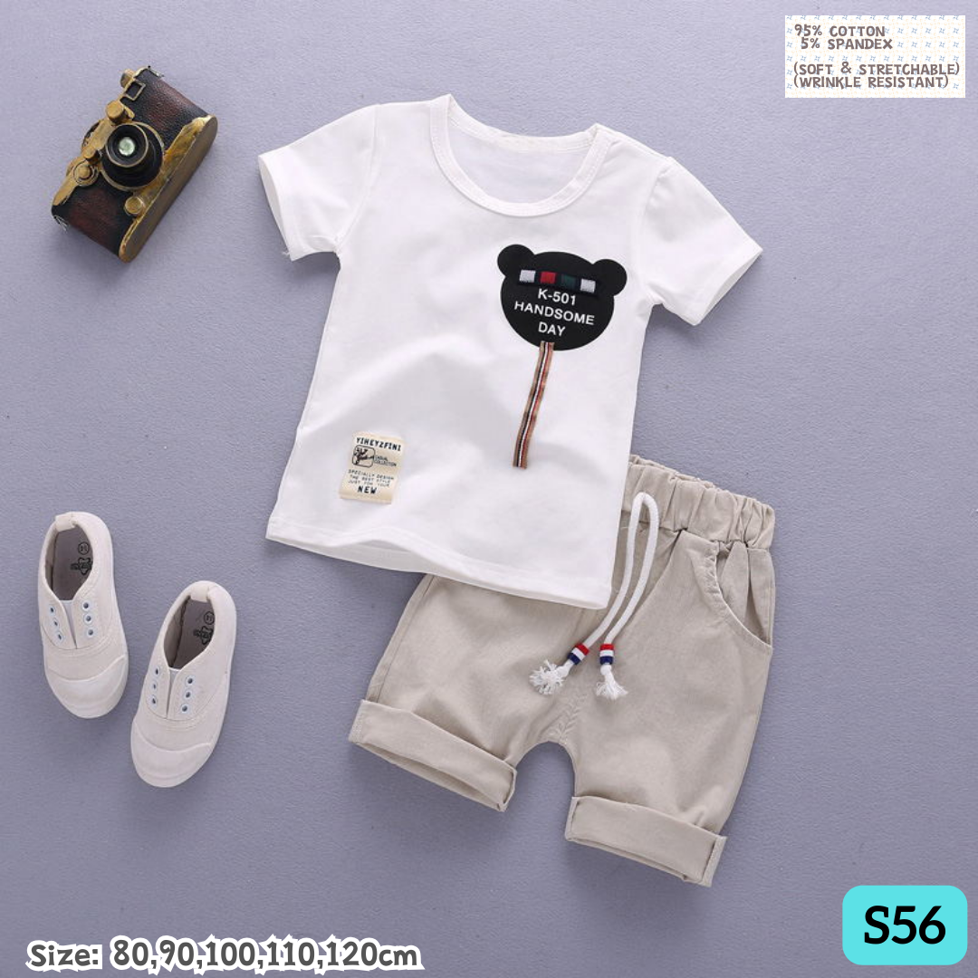 [1-6y] Casual Outdoor Wear set [x76 pattern👕]