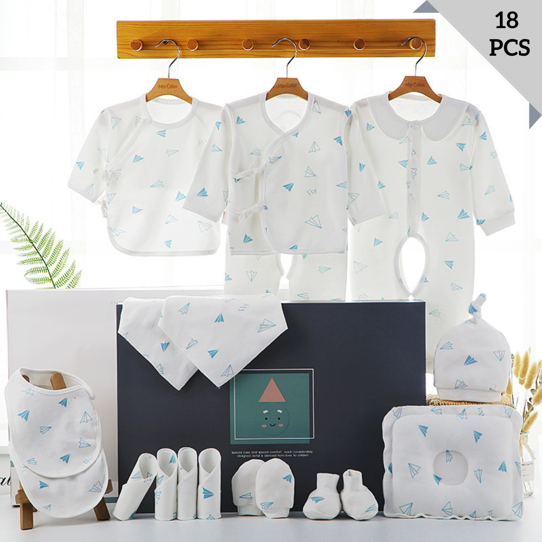 [Pre-order] 🛩️Airplane Adventure_Baby Cotton Clothes Giftset_18-22ps