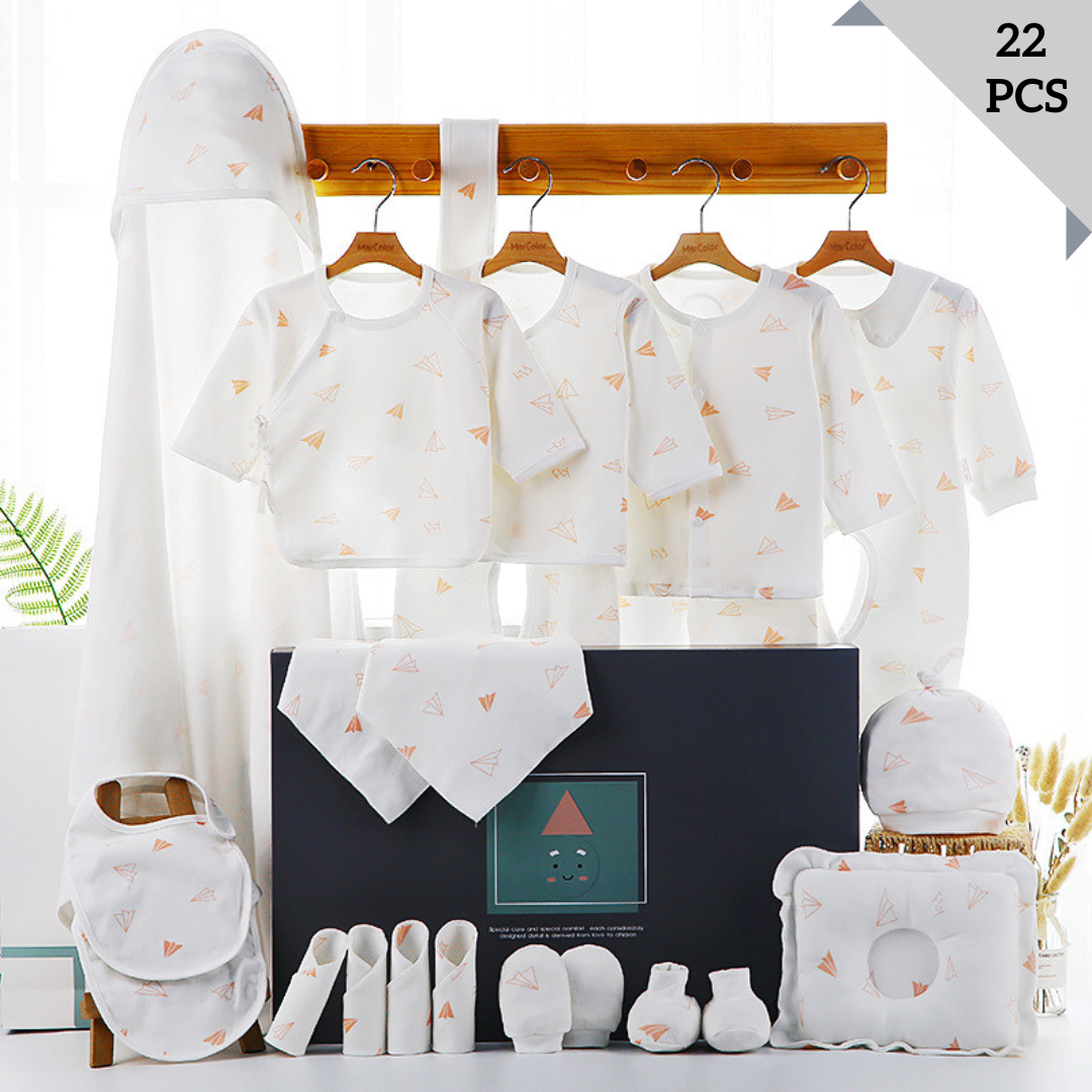 [Pre-order] 🛩️Airplane Adventure_Baby Cotton Clothes Giftset_18-22ps