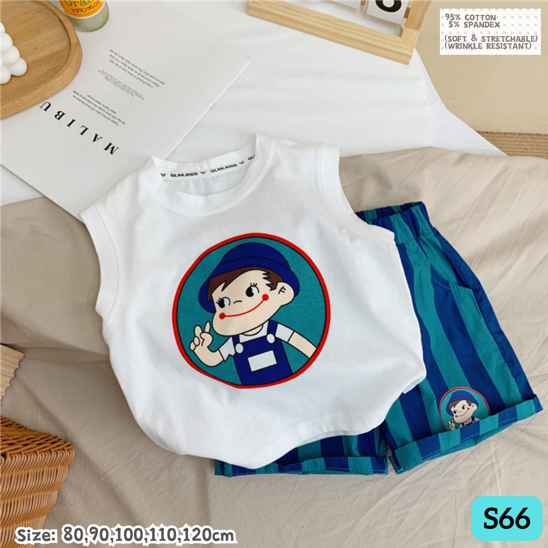 [1-6y] Casual Outdoor Wear set [x76 pattern👕]