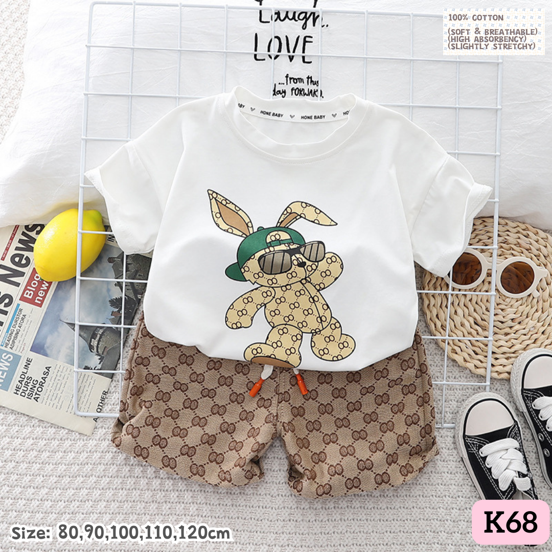 [1-6y] Casual Outings set  [1] [x100 pattern👕]